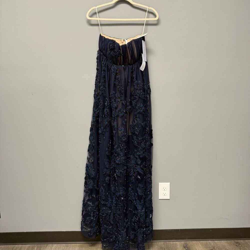 Helsi Beatrice Strapless Empire Floral Appliqué Maxi Dress - Picture 5 of 8